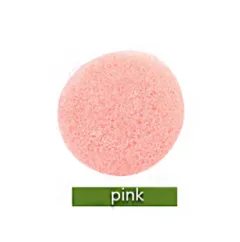 Konjac Sponge For Washing Face Round Konjac Konnyaku Sponge Facial Cleansing Exfoliator Bathing Puff Face Wash Puff - Pink - View 1