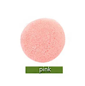 Konjac Sponge For Washing Face Round Konjac Konnyaku Sponge Facial Cleansing Exfoliator Bathing Puff Face Wash Puff Pink - Shop at LoveMi