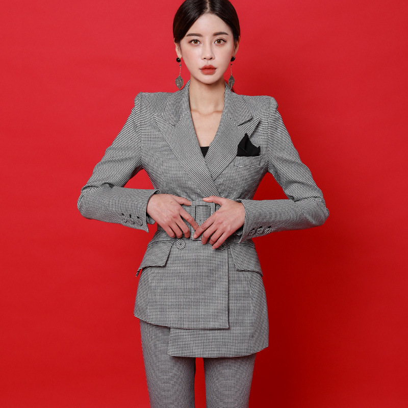 Temperament Double Breasted Suit