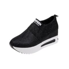 Stylish elegant sneakers for women - Black - View 1