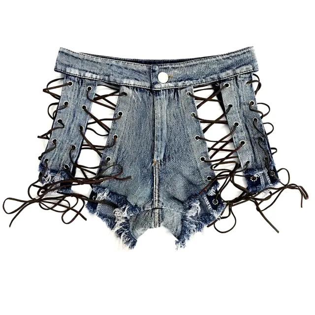 Women's Denim Shorts hot pants Blue - Shop at LoveMi
