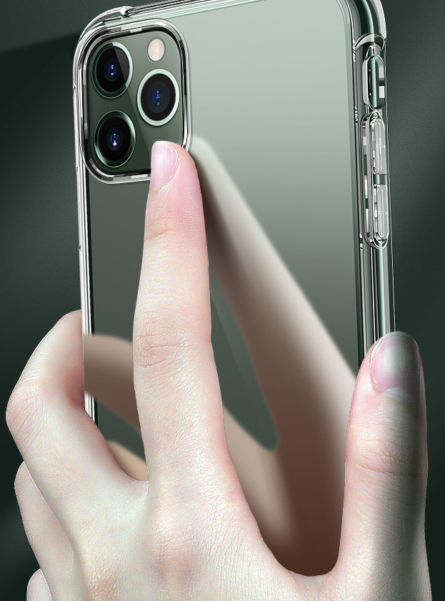 Compatible with Apple, Thin Clear Silicone Phone Case For iPhone 11 Transparent Back Cover