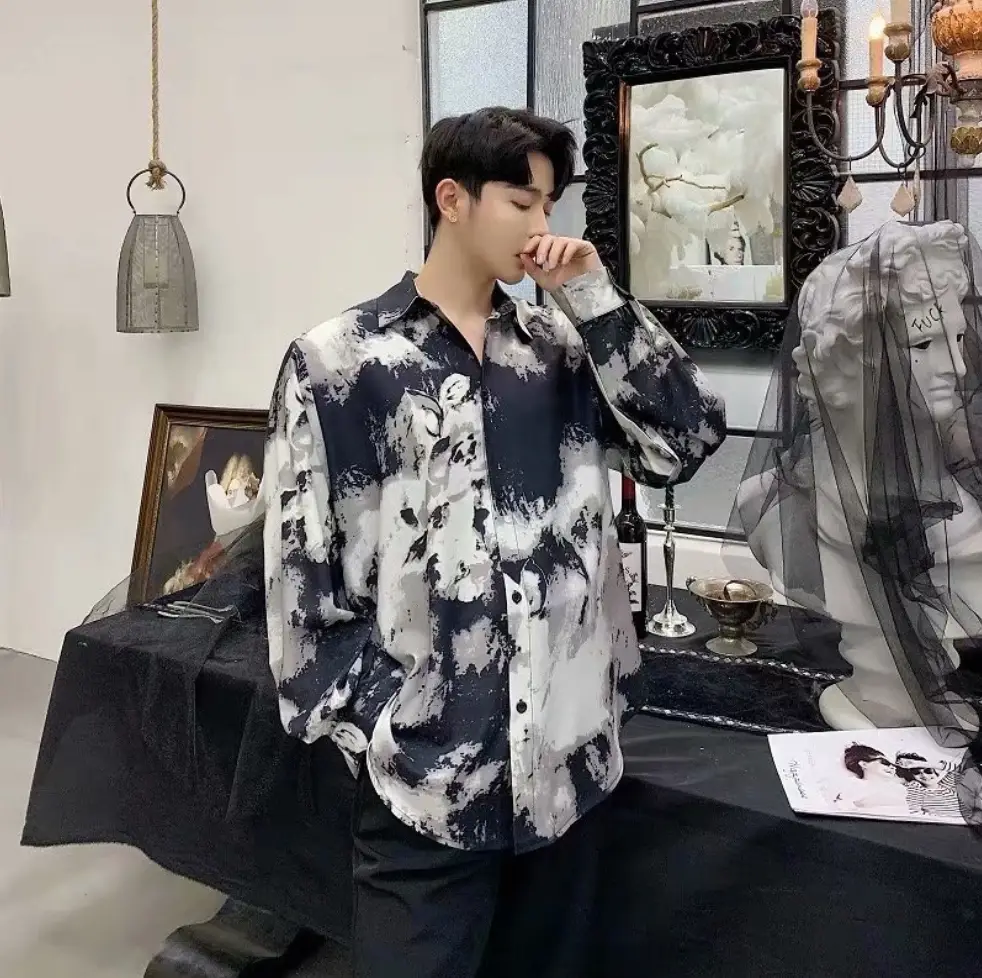 Loose Lazy Print Shirt