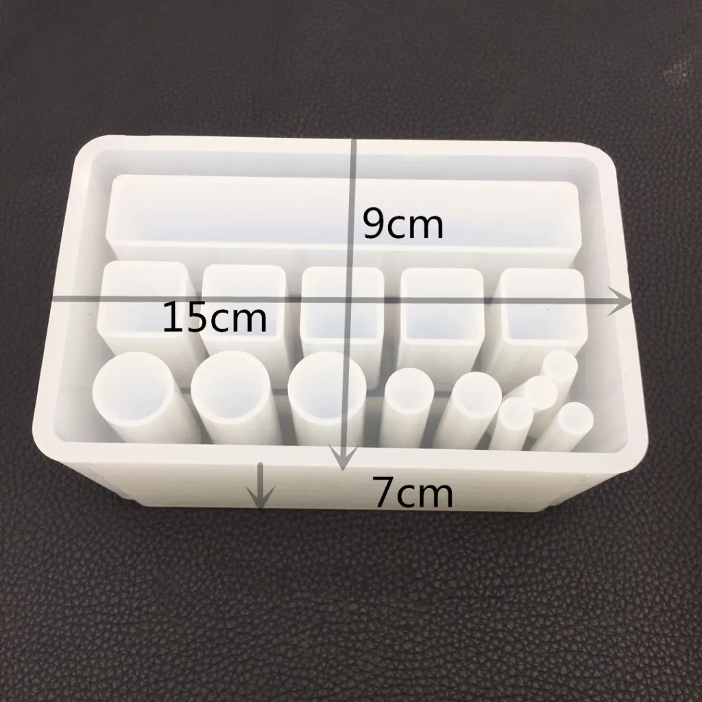 Rectangular checkered lipstick storage box mould - Rectangle