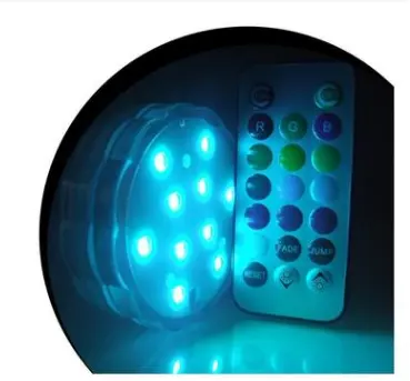 Colorful underwater waterproof lights highlight remote control