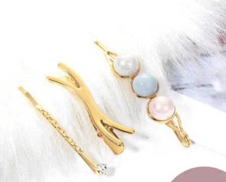Adult hair pin female word clip Liu Haihai clip Myfs0033 - Shop at LoveMi