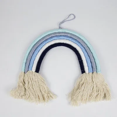 Colorful tapestry rainbow hand woven hanging tassels 5Style - Shop at LoveMi