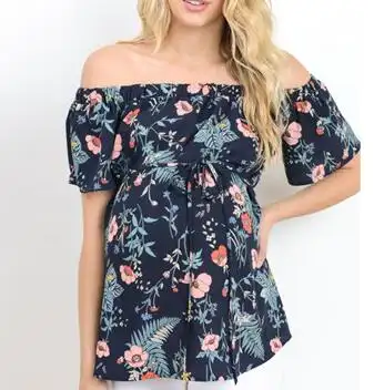 Slit neck loose tie short sleeves