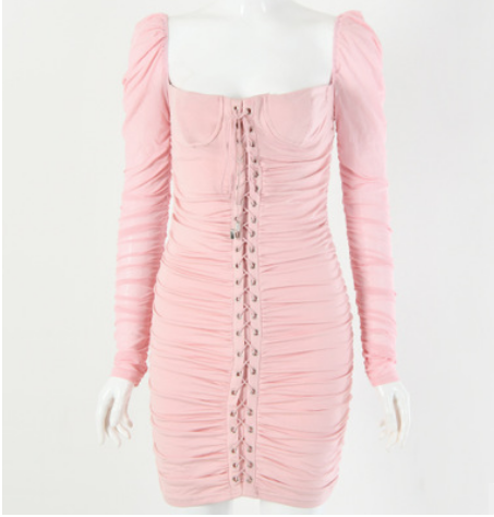 Long Sleeve Hip Dress