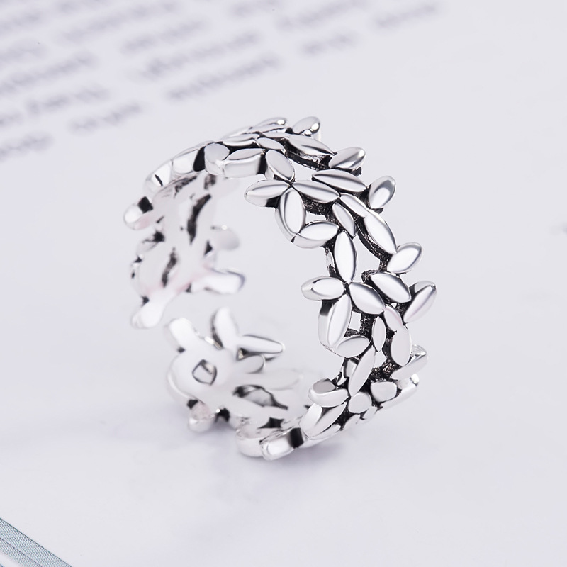 Olive leaf split ring