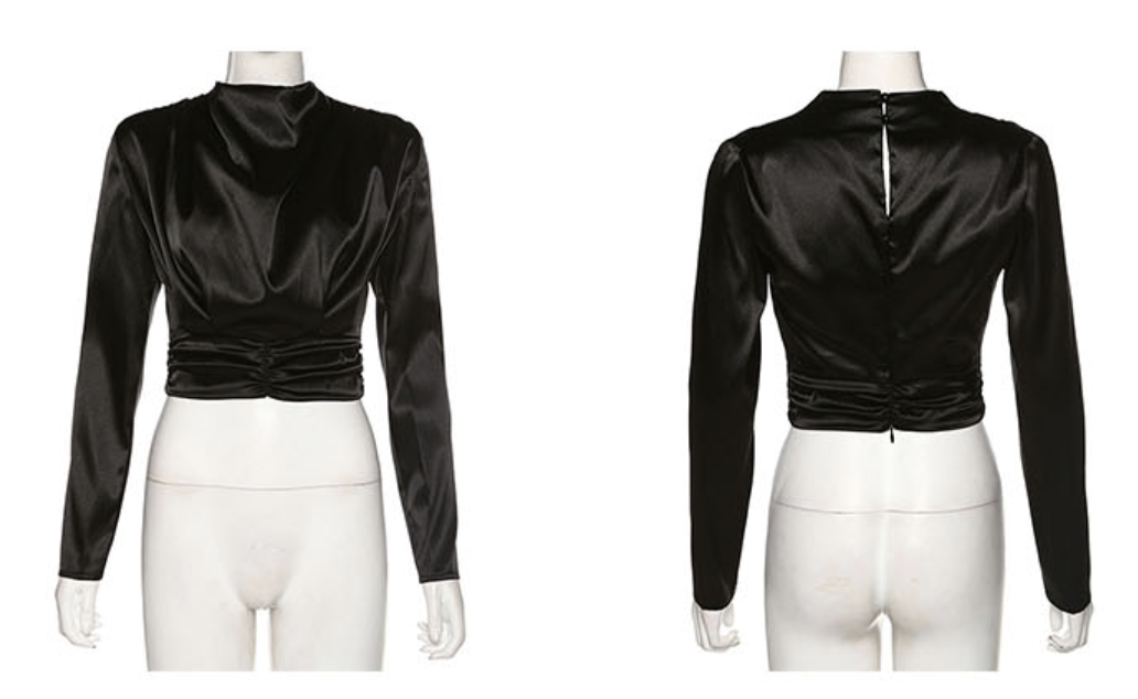 Temperamentous short style top European and American Instagram retro joker