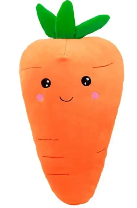 Carrot Vegetable Soft Stuffed Plush Pillow Toy
