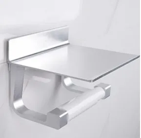 Alumimum Hole Mobile Phone Storage Shelf Silver - Shop at LoveMi