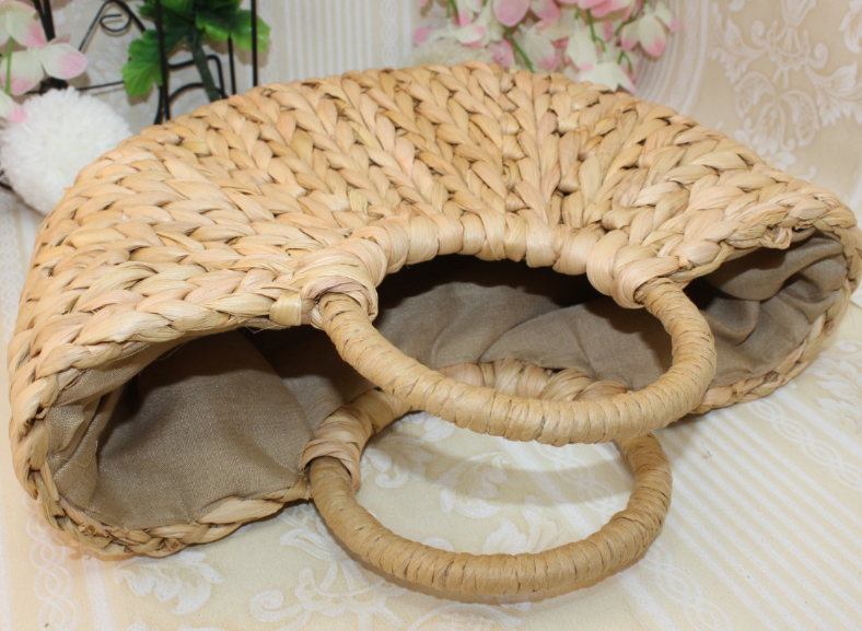 Beach cartoon female flowers mini cute straw straw woven bag