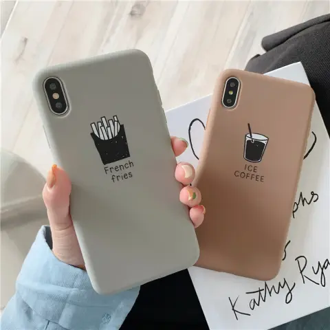 Soft Matte Phone Case Cute Lover Couple