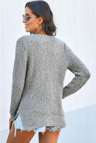 Autumn and winter new European fit cardigan with lady