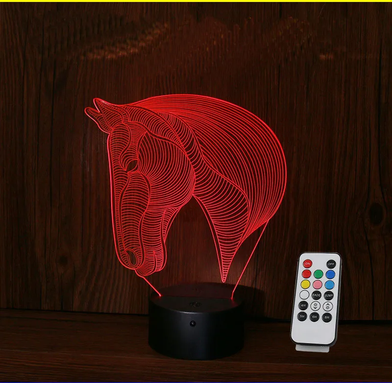 horse's head LED night lights – image 7