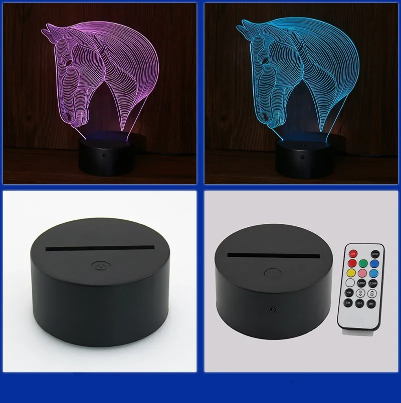 horse's head LED night lights – image 8