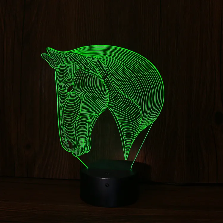 horse's head LED night lights – image 2