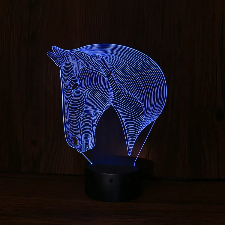 horse's head LED night lights – image 4