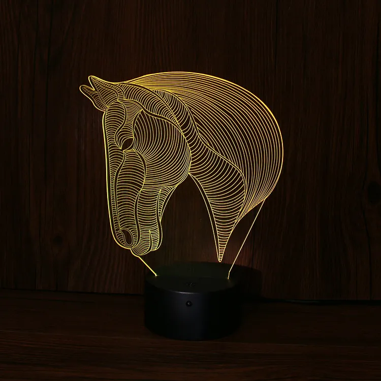 horse's head LED night lights – image 3