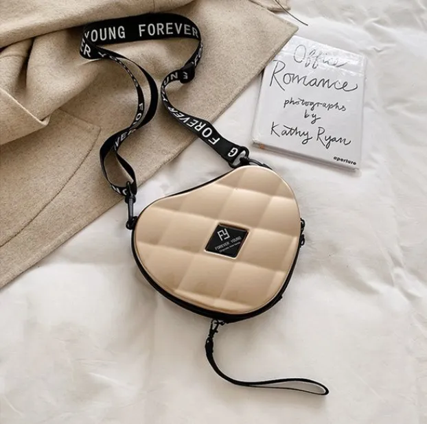 Large capacity slant bag Khaki - Shop at LoveMi