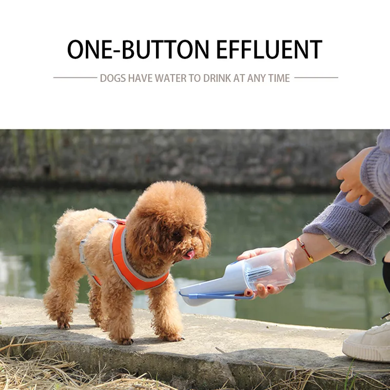 Pet Dog Cat Water Bottle Portable Feeder – image 5