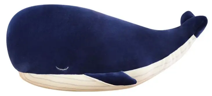 Blue Whale Soft Stuffed Plush Pillow Toy