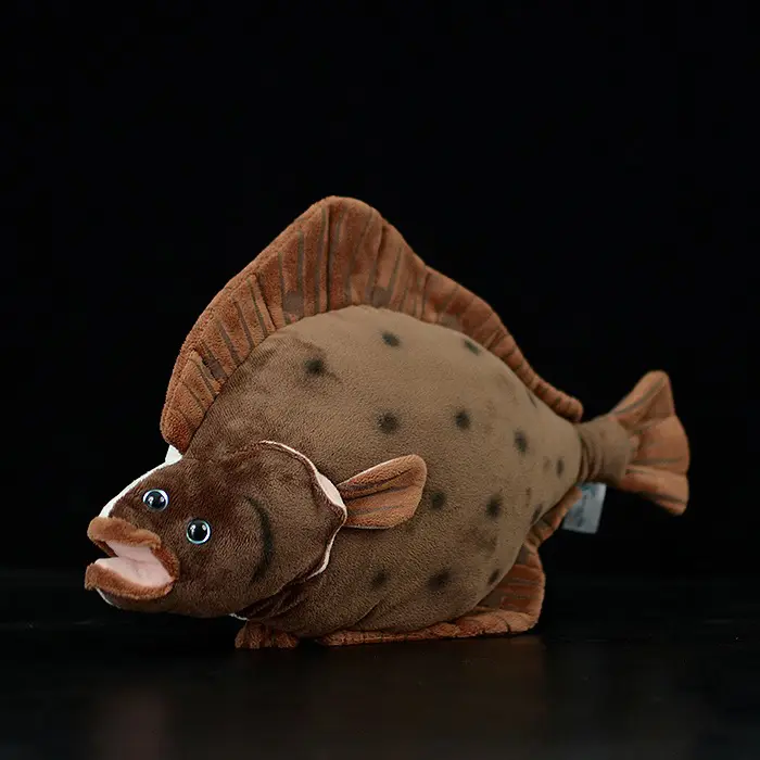 Simulation Flounder Fish Plush Toy