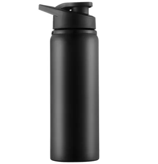 700ML Sports Water Bottle Stainless Steel Black - Shop at LoveMi