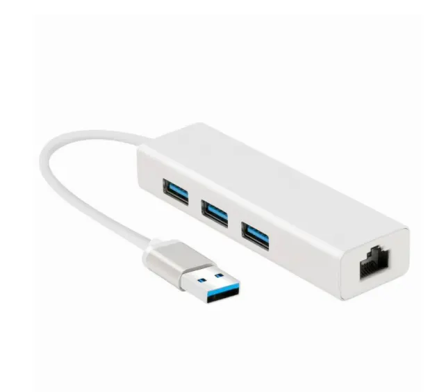 USB 3.0 Gigabit Ethernet Lan RJ45 Network Adapter Hub