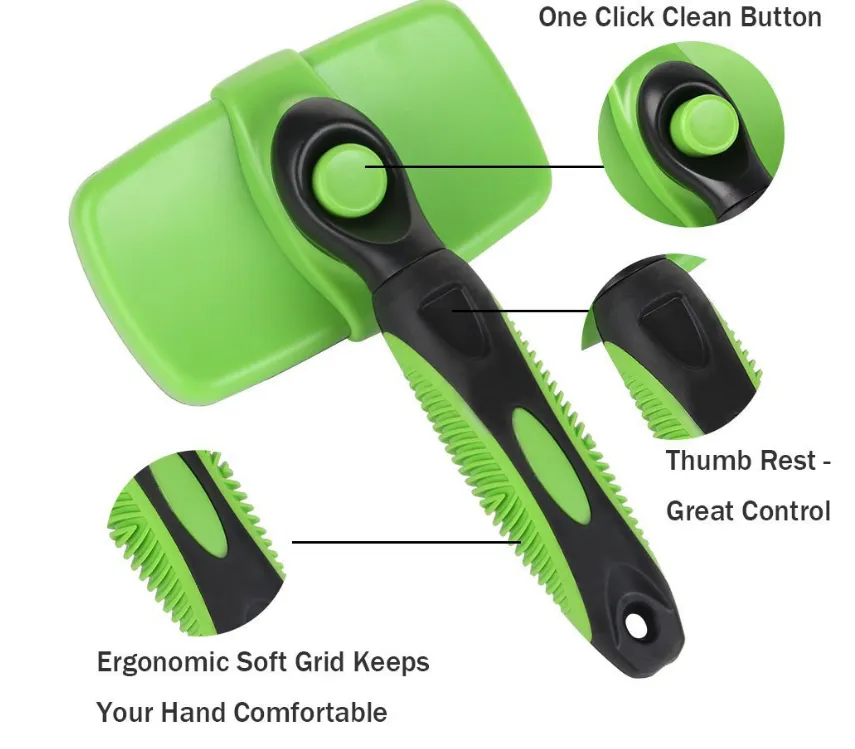 Push-Clean Slicker Brush photo 3