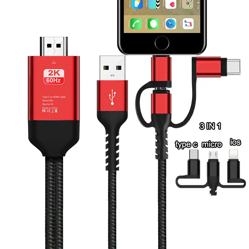 4K 3in1 HDMI Wireless Wifi Mirror Adapter