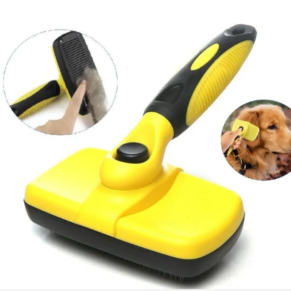 Pet Self Cleaning Slicker Brush