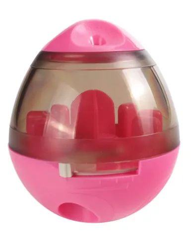 Dog tumbler leaking food ball educational toy slow food large dog to relieve stuffy pet Teddy intelligence toy - Red