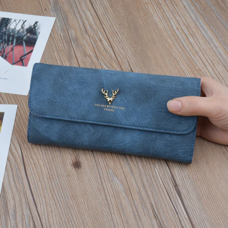 Women's Wallet Back Customized with Your Photo - Blue