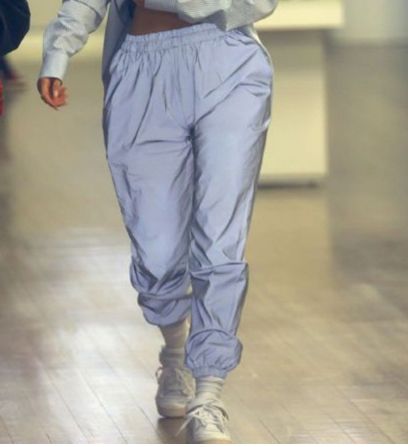 Reflective pants with fashion style top selling