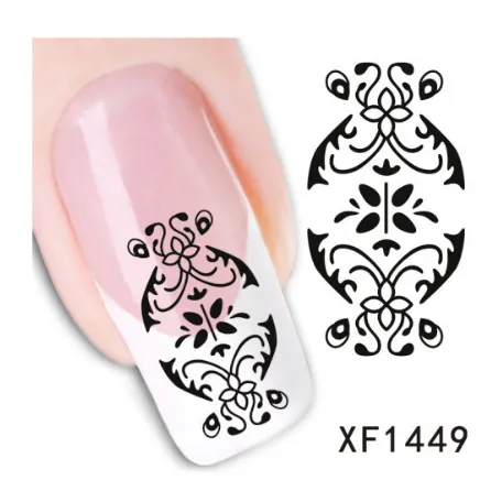 Watermark Nail Sticker Xf1449 - Shop at LoveMi