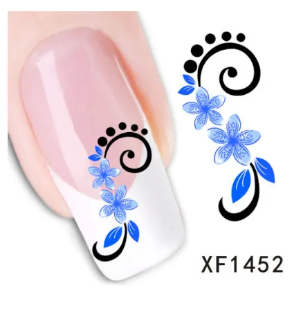 Watermark Nail Sticker Xf1452 - Shop at LoveMi