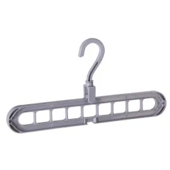 9-hole Clothes Hanger Organizer Space Saving Hanger - Gray - View 1