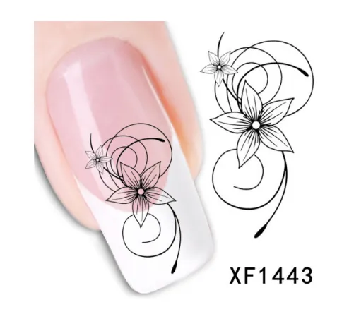 Watermark Nail Sticker Xf1443 - Shop at LoveMi