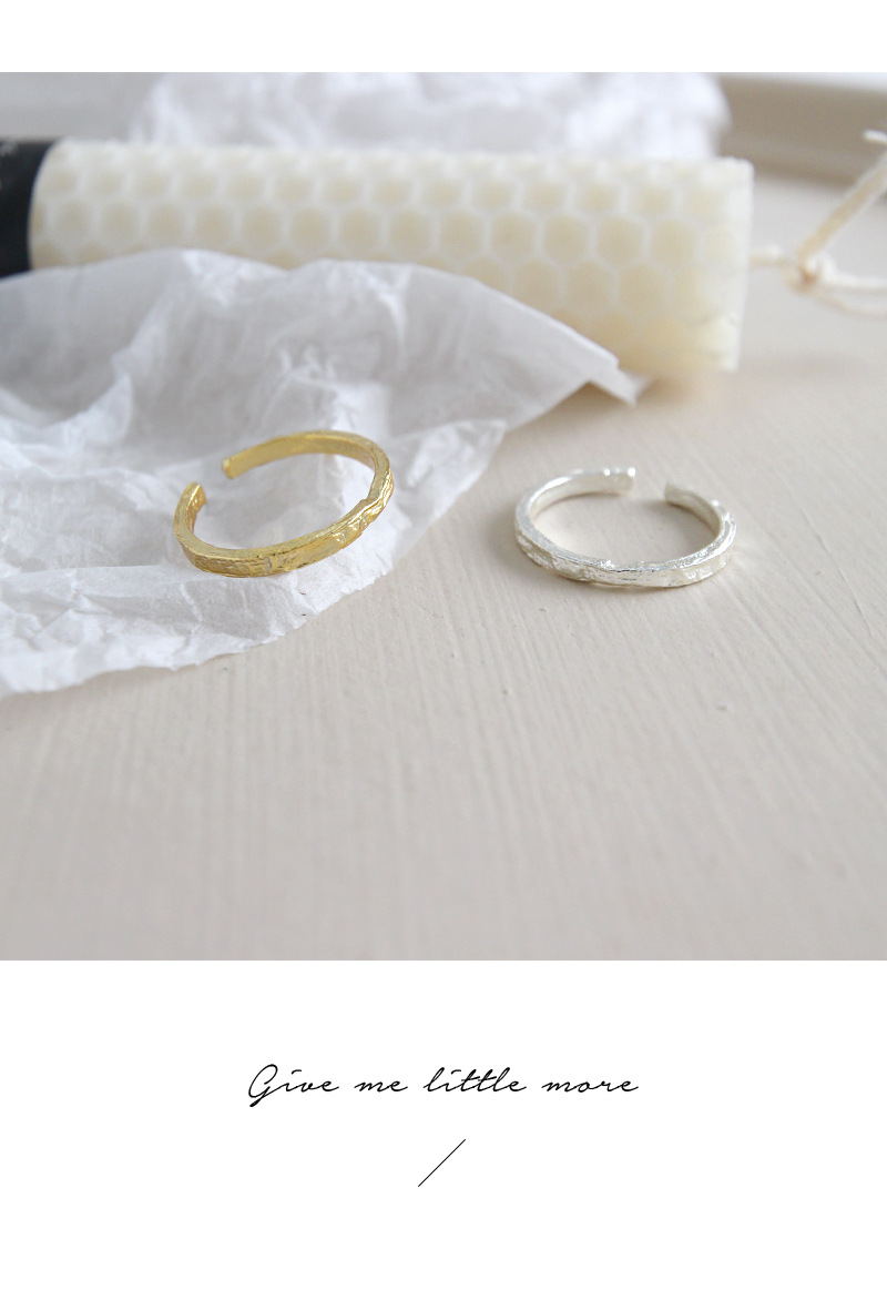 Gold & Silver Color irregular Ring