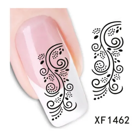 Watermark Nail Sticker Xf1462 - Shop at LoveMi