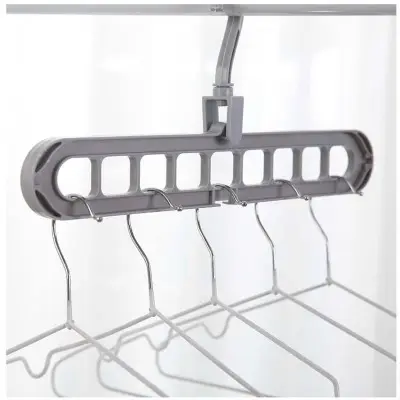 9-hole Clothes Hanger Organizer Space Saving