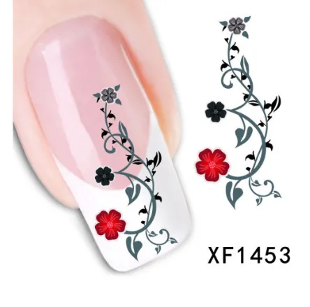 Watermark Nail Sticker Xf1453 - Shop at LoveMi