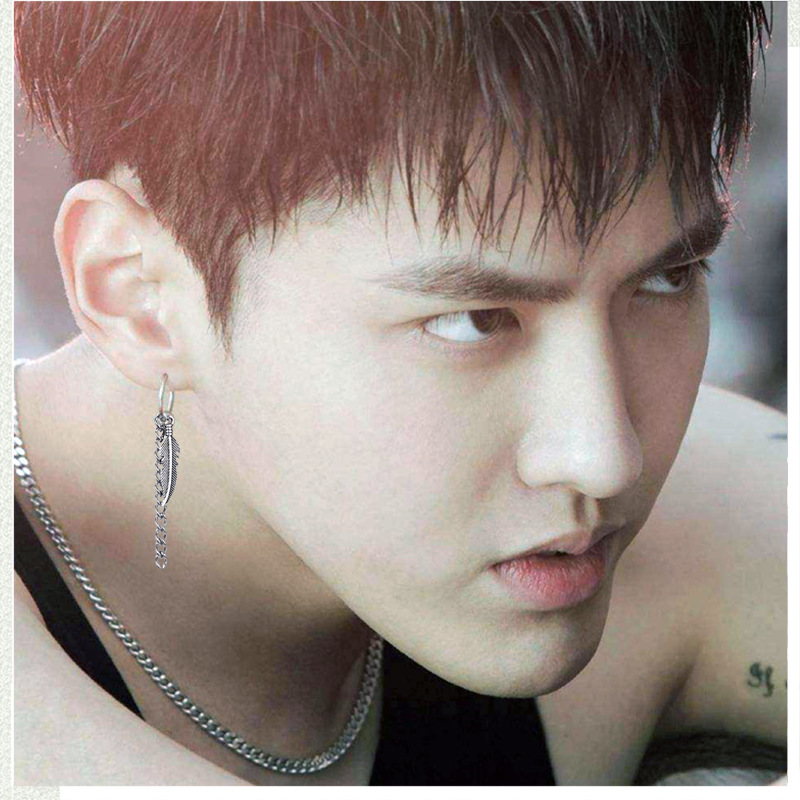 Leaf Tassel Earrings