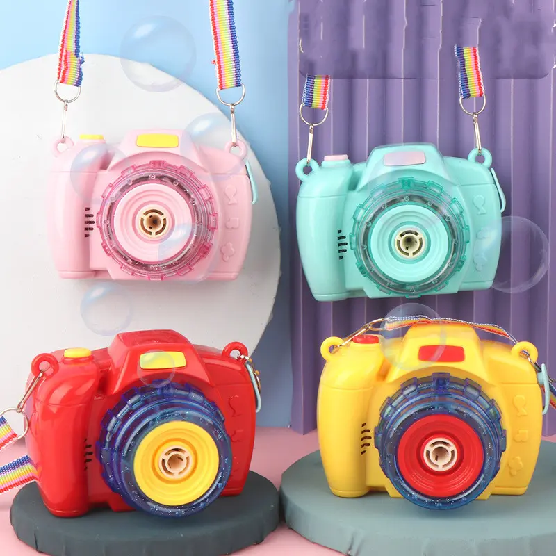 Camera Bubble Blowing Toys for Kids Fully-Automatic Soap Machine