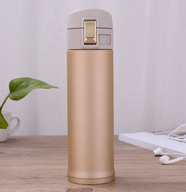 304 Stainless steel car business bouncing thermos cup Gold - Shop at LoveMi