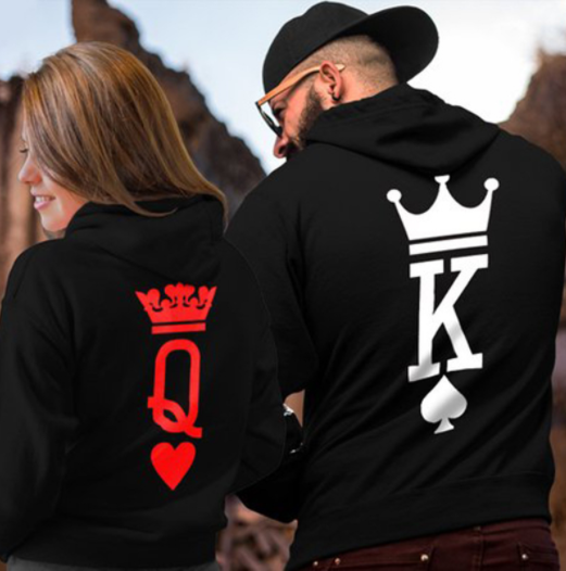 KING &QUEEN Hooded sweater