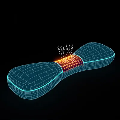 Cervical traction pillow - Paddle Pillow